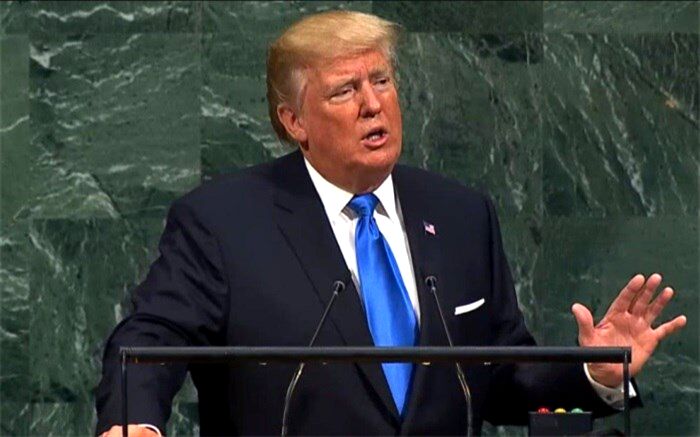 درخواست ترامپ در سازمان ملل متحد از کشورها: علیه ایران متحد شوید