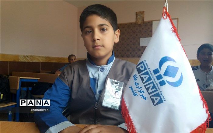 تجهیز کتابخانه دبستان الهام شریعت کاشمر به همت خبرنگار پانا