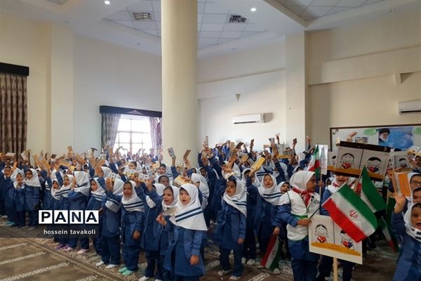 مراسم نمادین جشن عاطفه‌ها دردبستان برکت دین و دانش شهرستان طبس