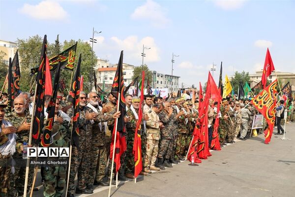 تجمع بزرگ بسیجیان مازندران