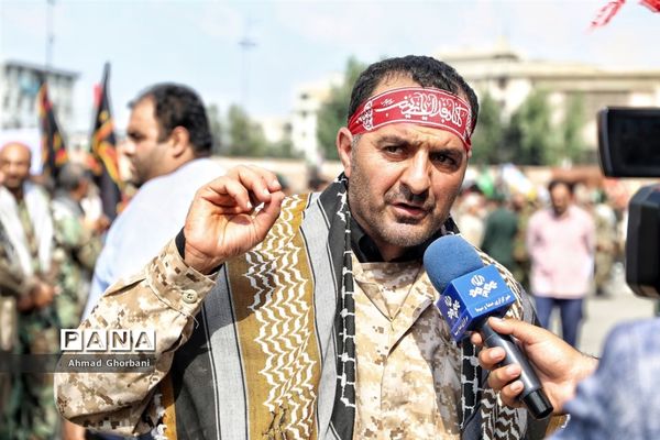 تجمع بزرگ بسیجیان مازندران