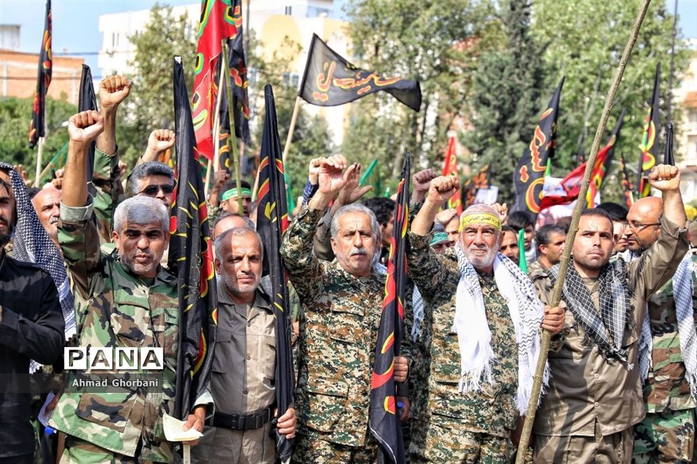 تجمع بزرگ بسیجیان مازندران