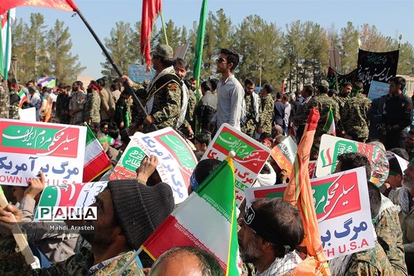 تجمع بزرگ ۲۰ هزار نفری اقتدار عاشورایی بسیجیان