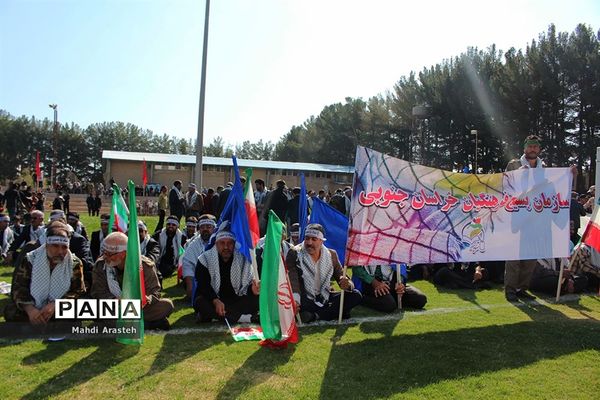 تجمع بزرگ ۲۰ هزار نفری اقتدار عاشورایی بسیجیان