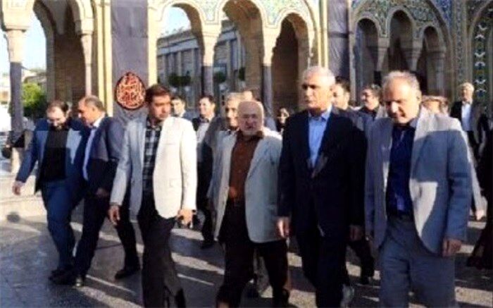 حضور شهردار تهران درحرم عبدالعظیم حسنی(ع)