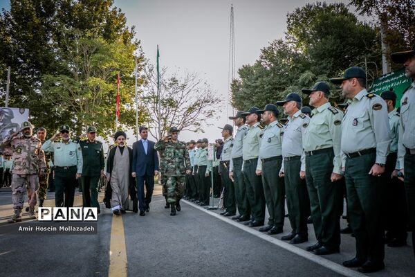 صبحگاه مشترک نیروهای مسلح به مناسبت آغاز هفته نیروی انتظامی در ارومیه