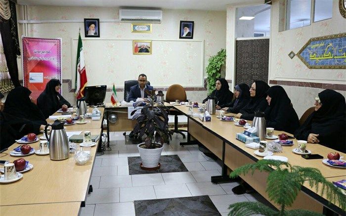 جلسه تعامل و هم اندیشی بانوان مسئول در ادارات شهرقدس با اداره آموزش و پرورش