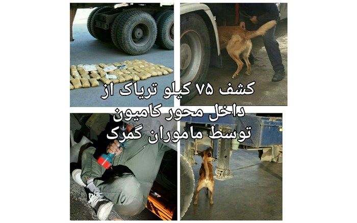 کشف 75 کیلو گرم تریاک از داخل محور کامیون در مرز ایران و ترکیه+ عکس