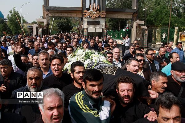 مراسم تشییع مرحوم  بهرام شفیع