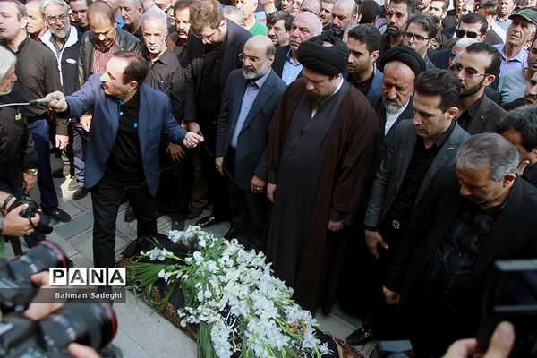 مراسم تشییع مرحوم  بهرام شفیع