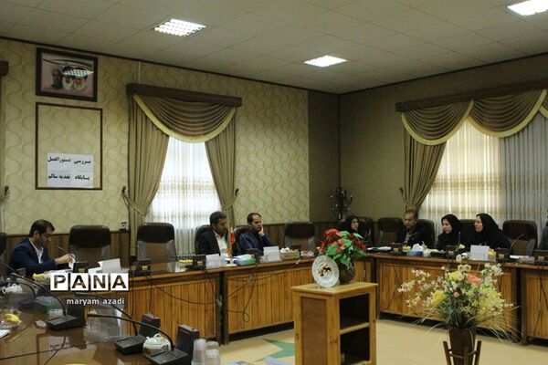 جلسه بررسی دستور‌العمل پایگاه تغذیه سالم در استان همدان