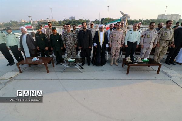 مانور نیروی دریایی جزیره کیش به مناسبت هفته ناجا در جزیره کیش