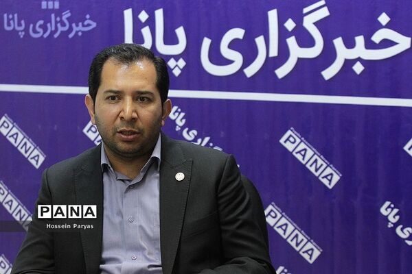 حضور شهاب الدین صابونچی، رئیس سازمان جوانان هلال احمر در خبرگزاری پانا