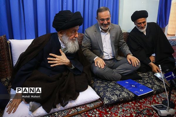 دیدار وزیرآموزش و پرورش با تعدادی از مراجع عظام تقلیددر استان قم