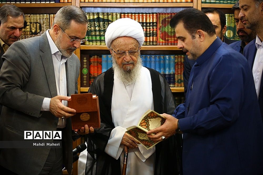 دیدار وزیرآموزش و پرورش با تعدادی از مراجع عظام تقلیددر استان قم