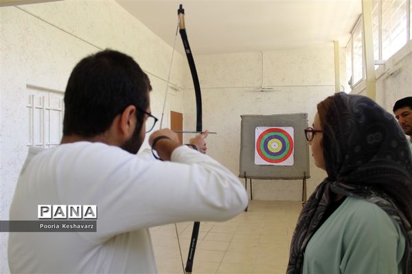 مسابقه تیر و کمان اصحاب رسانه شیراز