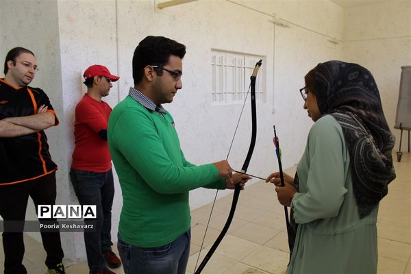 مسابقه تیر و کمان اصحاب رسانه شیراز