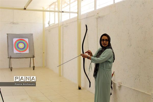 مسابقه تیر و کمان اصحاب رسانه شیراز