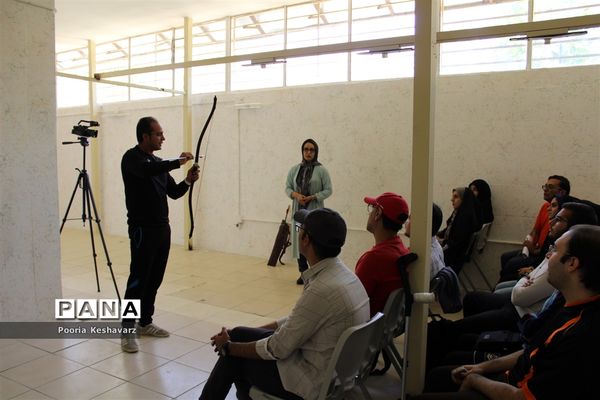 مسابقه تیر و کمان اصحاب رسانه شیراز