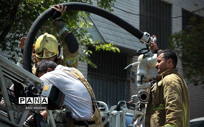 اعلام جزییات حریق در خیابان ملاصدرا