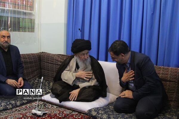 دیدار با حضرت آیت الله علوی گرگانی به مناسبت هفته پیوند اولیاء و مربیان
