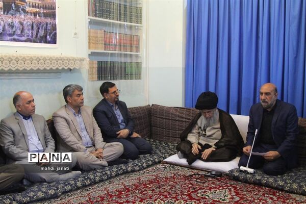دیدار با حضرت آیت الله علوی گرگانی به مناسبت هفته پیوند اولیاء و مربیان