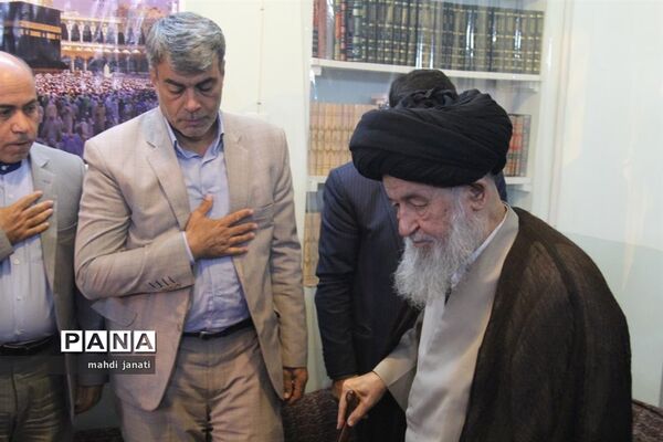 دیدار با حضرت آیت الله علوی گرگانی به مناسبت هفته پیوند اولیاء و مربیان