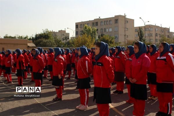 مراسم هفته بیمه سلامت و تربیت بدنی در مدارس آذربایجان شرقی