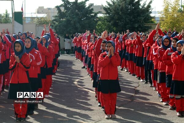 مراسم هفته بیمه سلامت و تربیت بدنی در مدارس آذربایجان شرقی