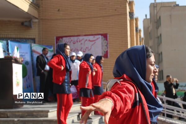مراسم هفته بیمه سلامت و تربیت بدنی در مدارس آذربایجان شرقی