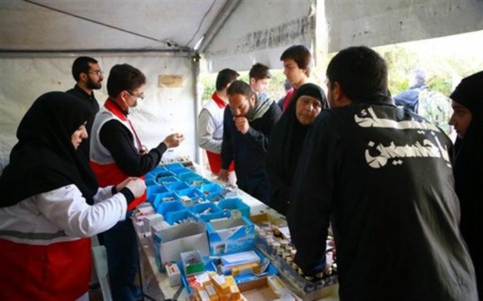 ۱۵ هزار زائر اربعین از خدمات سرپایی هلال احمر برخوردار شدند