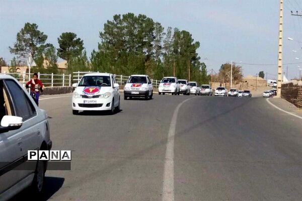 همایش اتومبیلرانی خانوادگی درشهرستان خوسف خراسان جنوبی