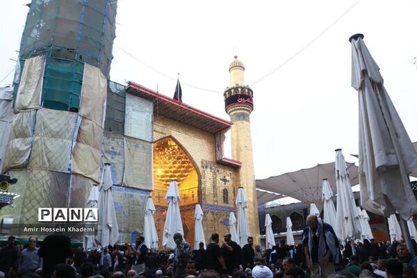 حرم حضرت علی (ع) در نجف اشرف میزبان زائران اربعین حسینی