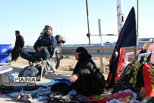 خدمات رسانی به زائرین اربعین در مرز شلمچه