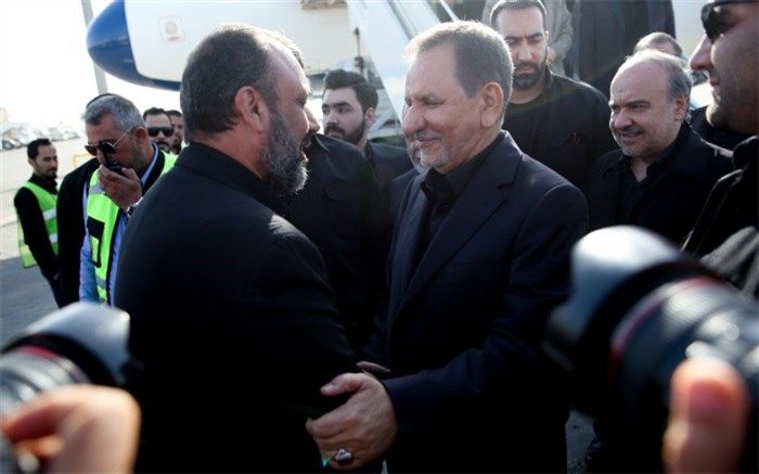 معاون اول رئیس‌جمهوری وارد نجف شد