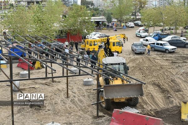 تخریب سازه‌های غیرمجاز در ساحل سنگچین بابلسر