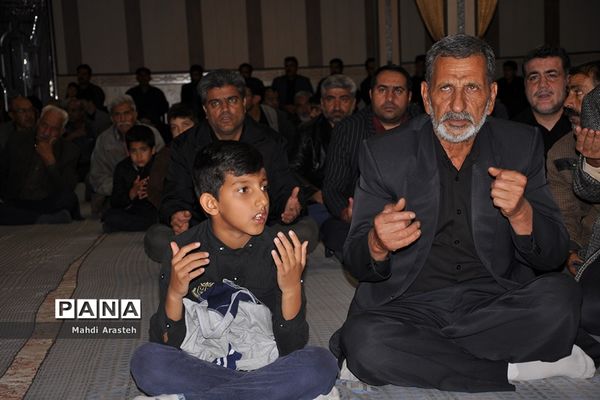 مراسم شب اربعین در مجتمع ابن حسام بیرجند