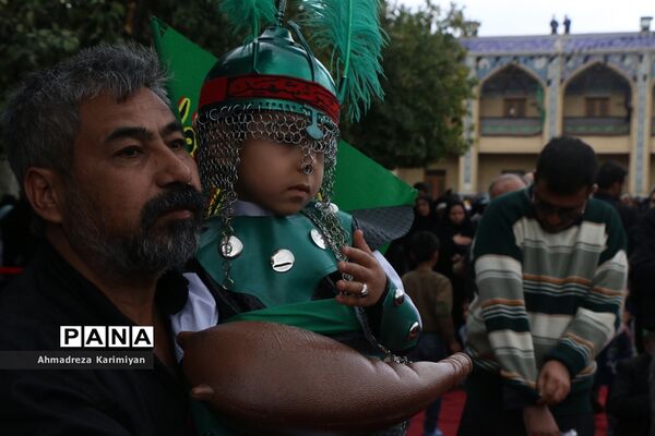 برگزاری مراسم عزاداری اربعین حسینی در شاهچراغ
