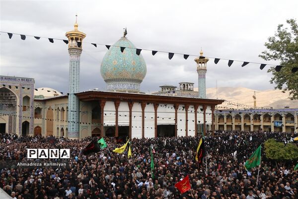 برگزاری مراسم عزاداری اربعین حسینی در شاهچراغ
