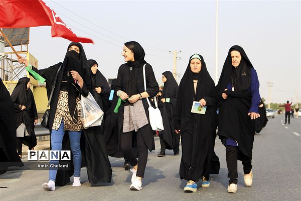 پیاده‌روی جاماندگان اربعین حسینی در تهران - ۲