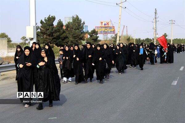 پیاده‌روی جاماندگان اربعین حسینی در تهران - ۲