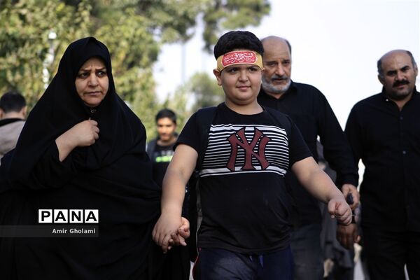 پیاده‌روی جاماندگان اربعین حسینی در تهران - ۲
