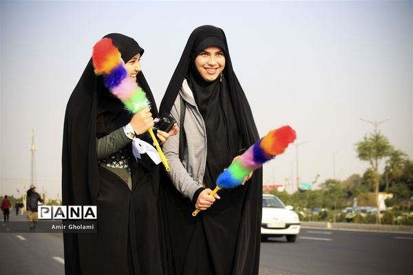 پیاده‌روی جاماندگان اربعین حسینی در تهران - ۲