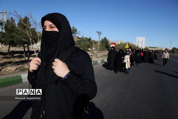 پیاده‌روی جاماندگان کربلا از مصلی تا وادی رحمت تبریز