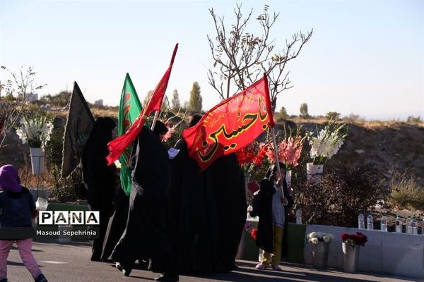 پیاده‌روی جاماندگان کربلا از مصلی تا وادی رحمت تبریز