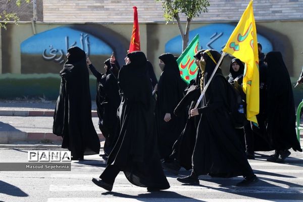 پیاده‌روی جاماندگان کربلا از مصلی تا وادی رحمت تبریز