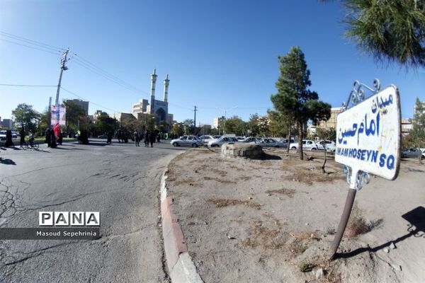 پیاده‌روی جاماندگان کربلا از مصلی تا وادی رحمت تبریز