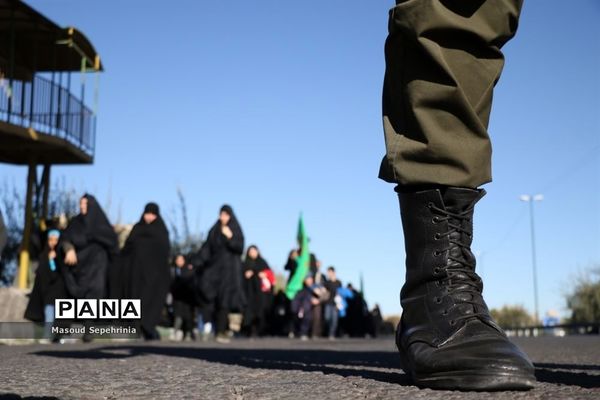 پیاده‌روی جاماندگان کربلا از مصلی تا وادی رحمت تبریز