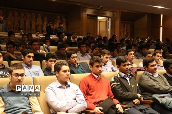 آیین نواختن زنگ پدافند غیر عامل در مشهد