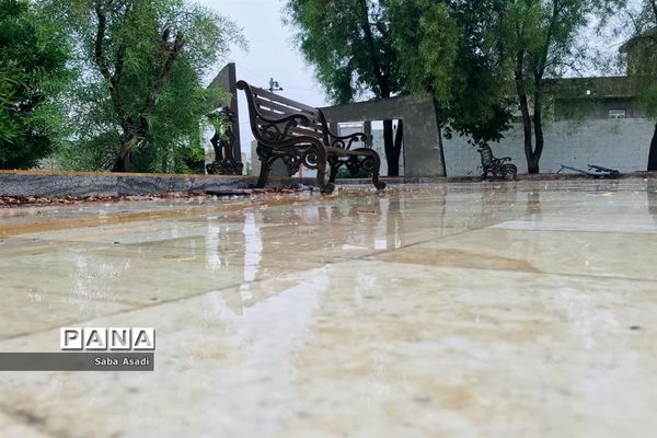 بارش نخستین باران پاییزی در گله دار